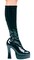 The Costume Center Black Chacha Women Adult Halloween Boots Costume Accessory - Size 7